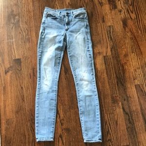 Gap high rise skinny jeans size 25